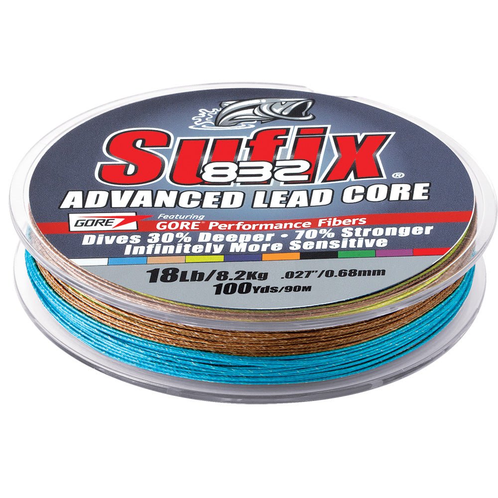 Sufix 832 Advanced Lead Core - 12lb - 10 - Color Metered - 100 yds - Marine Parts OnlyHunting & FishingSufix