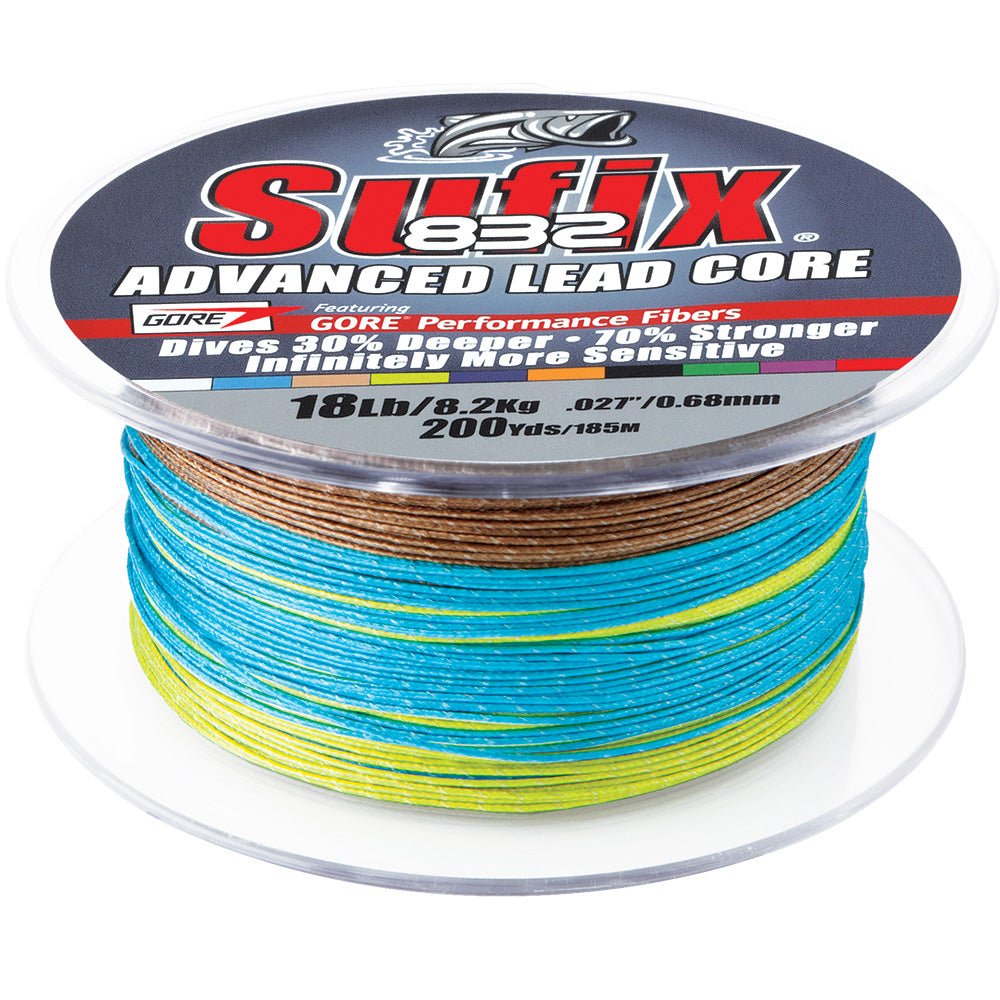 Sufix 832 Advanced Lead Core - 18lb - 10 - Color Metered - 200 yds - Marine Parts OnlyHunting & FishingSufix