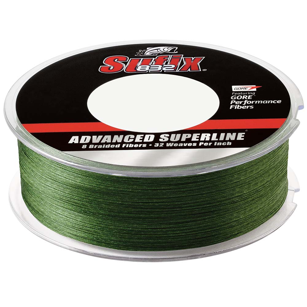 Sufix 832® Advanced Superline® Braid - 6lb - Low - Vis Green - 600 yds - Marine Parts OnlyHunting & FishingSufix