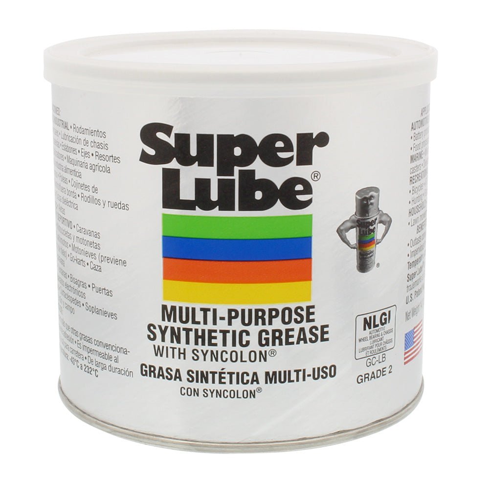 Super Lube Multi - Purpose Synthetic Grease w/Syncolon® - 14.1oz Canister - Marine Parts OnlyWinterizingSuper Lube