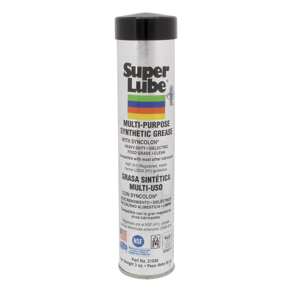 Super Lube Multi - Purpose Synthetic Grease w/Syncolon® - 3oz Cartridge - Marine Parts OnlyWinterizingSuper Lube