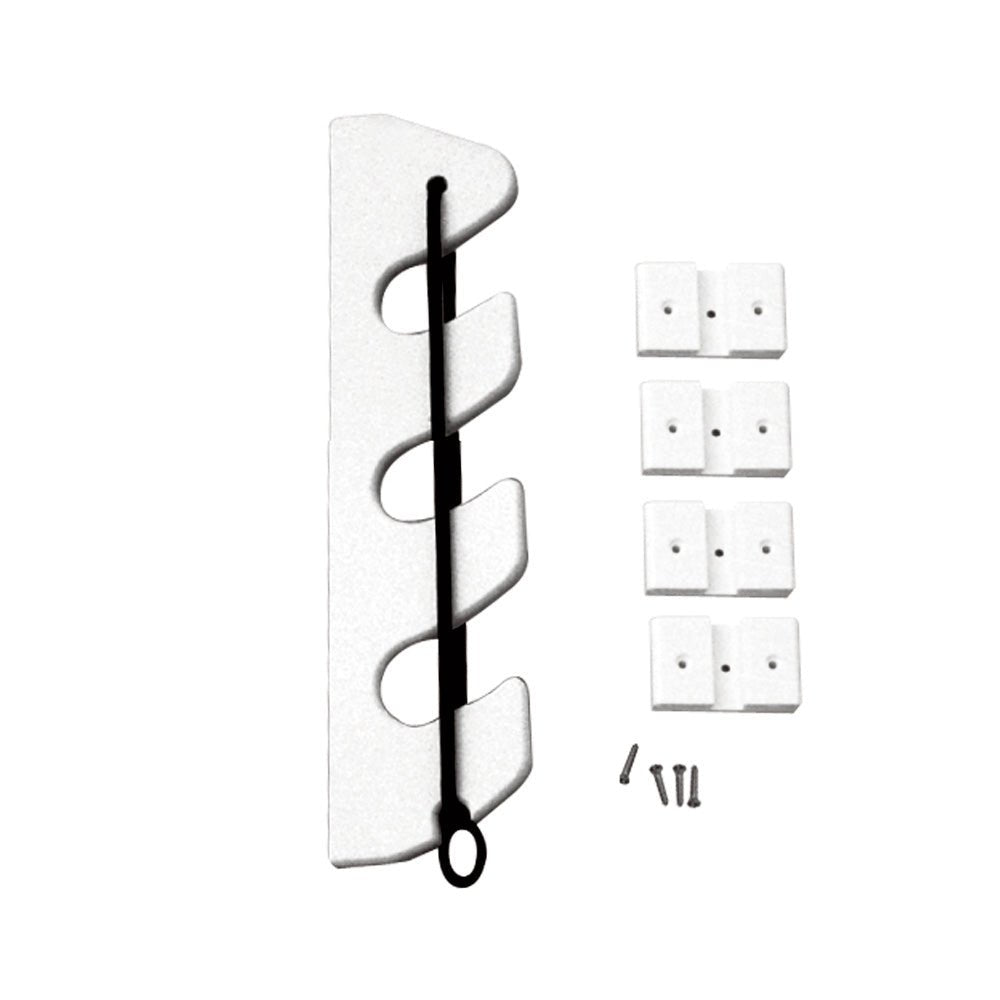 TACO 3 - Rod Poly Bungee Rod Holder Rack - White - Marine Parts OnlyHunting & FishingTACO Marine