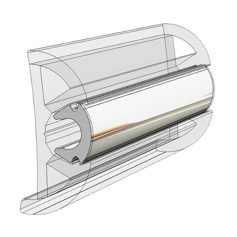 TACO Flex Chrome Insert 15/16" x 17/32" - 100&39; - Marine Parts OnlyMarine HardwareTACO Marine