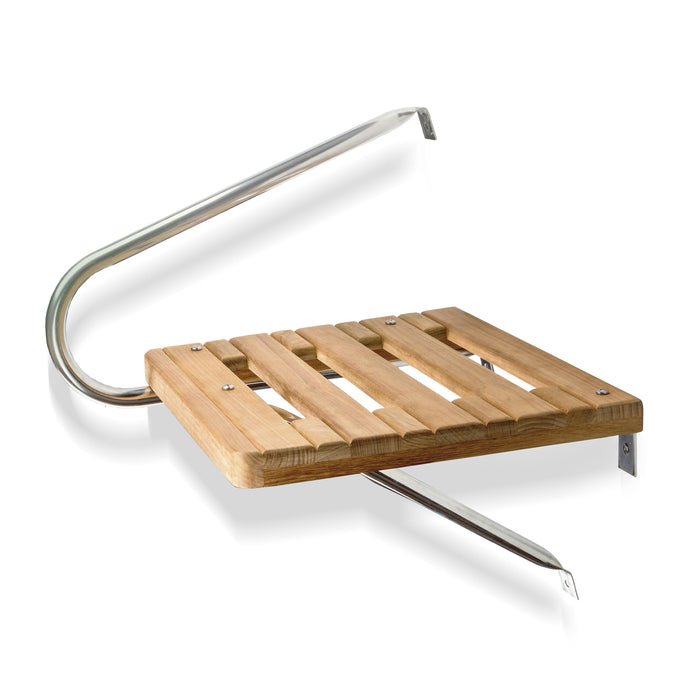 TEAK SWIM PLATFORM - OUTBOARD W/HARDW - Marine Parts OnlyWHITECAP IND