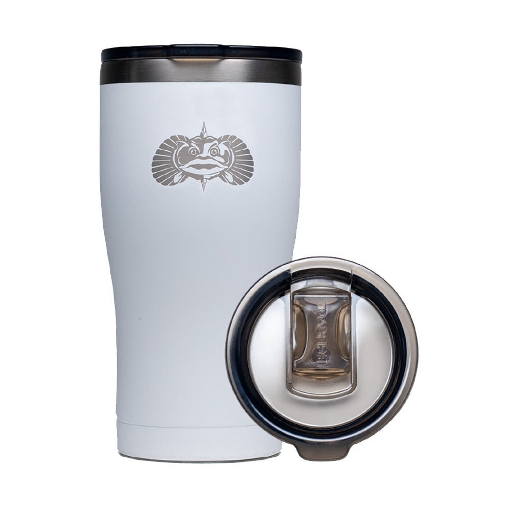 Toadfish Non - Tipping 20oz Tumbler - White - Marine Parts OnlyBoat OutfittingToadfish