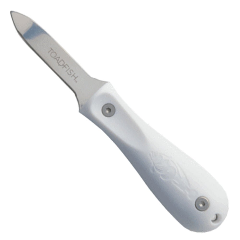 Toadfish Professional Edition Oyster Knife - White - Marine Parts OnlyBoat OutfittingToadfish