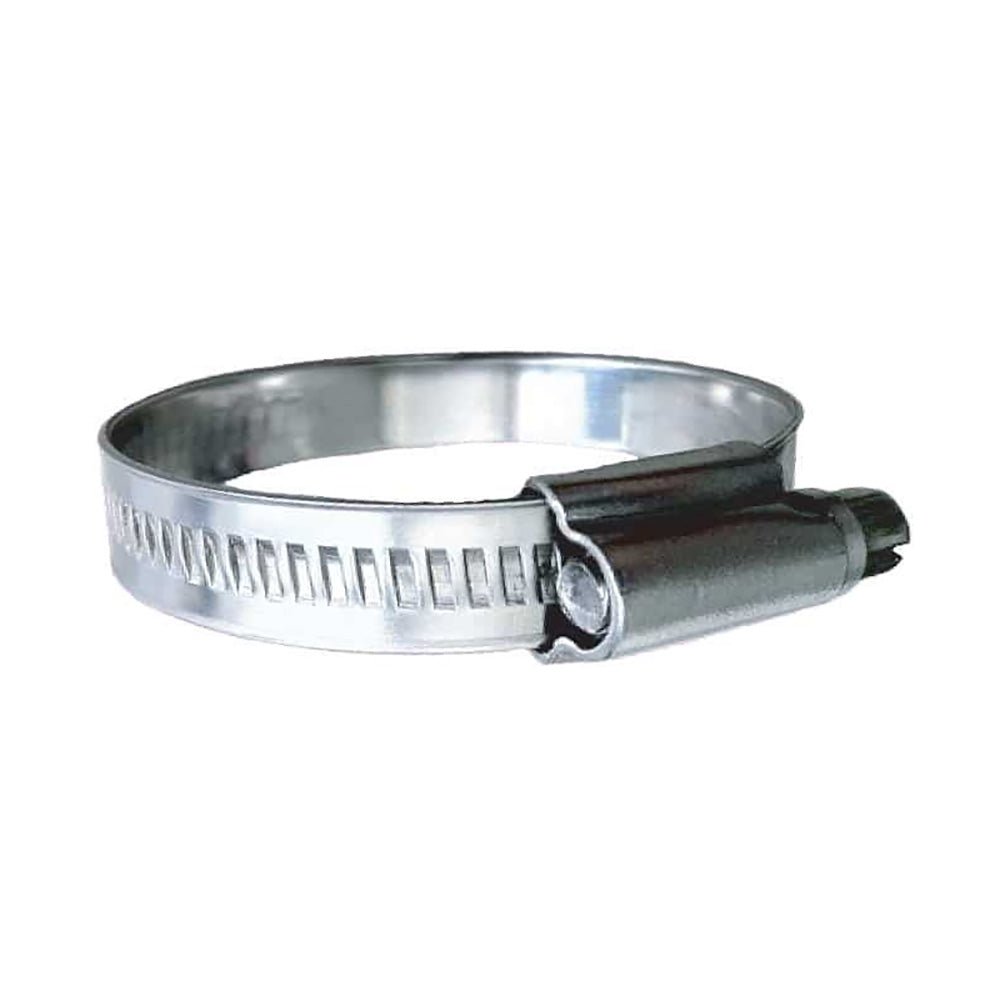 Trident Marine 316 SS Non - Perforated Worm Gear Hose Clamp - 15/32" Band - (3/4" – 1 - 1/8") Clamping Range - 10 - Pack - SAE Size 10 - Marine Parts OnlyMarine Plumbing & VentilationTrident Marine