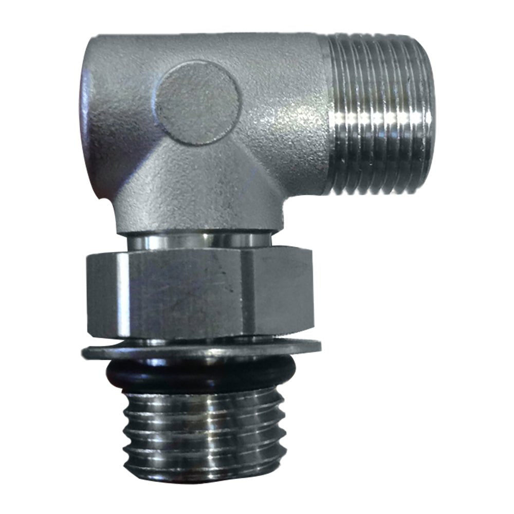 Uflex90° Adjustable Fitting f/Back of UP Series Helms ORB 6 to 3/8" COMP - Marine Parts OnlyBoat OutfittingUflex USA