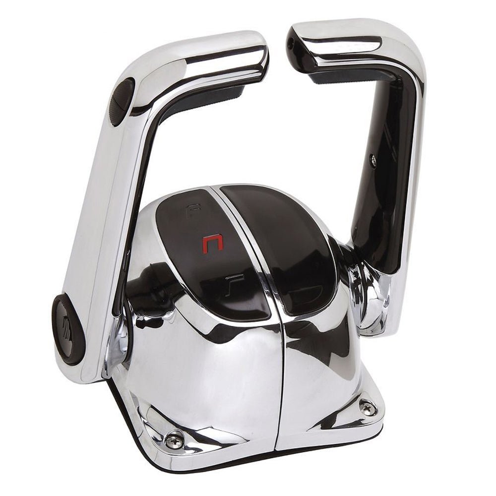 Uflex Twin Lever Top Mount Control w/Neutral Lock & Trim Switch - Chrome - Marine Parts OnlyBoat OutfittingUflex USA