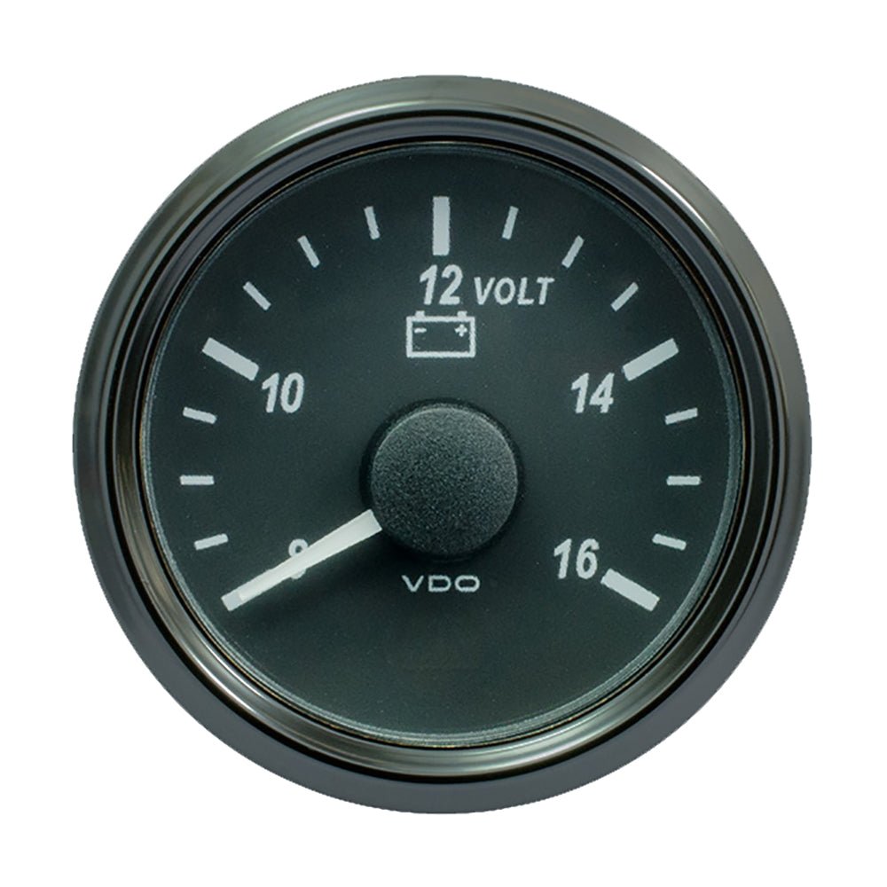 VDO SingleViu 52mm (2 - 1/16") Voltmeter f/12V Systems - Marine Parts OnlyMarine Navigation & InstrumentsVDO