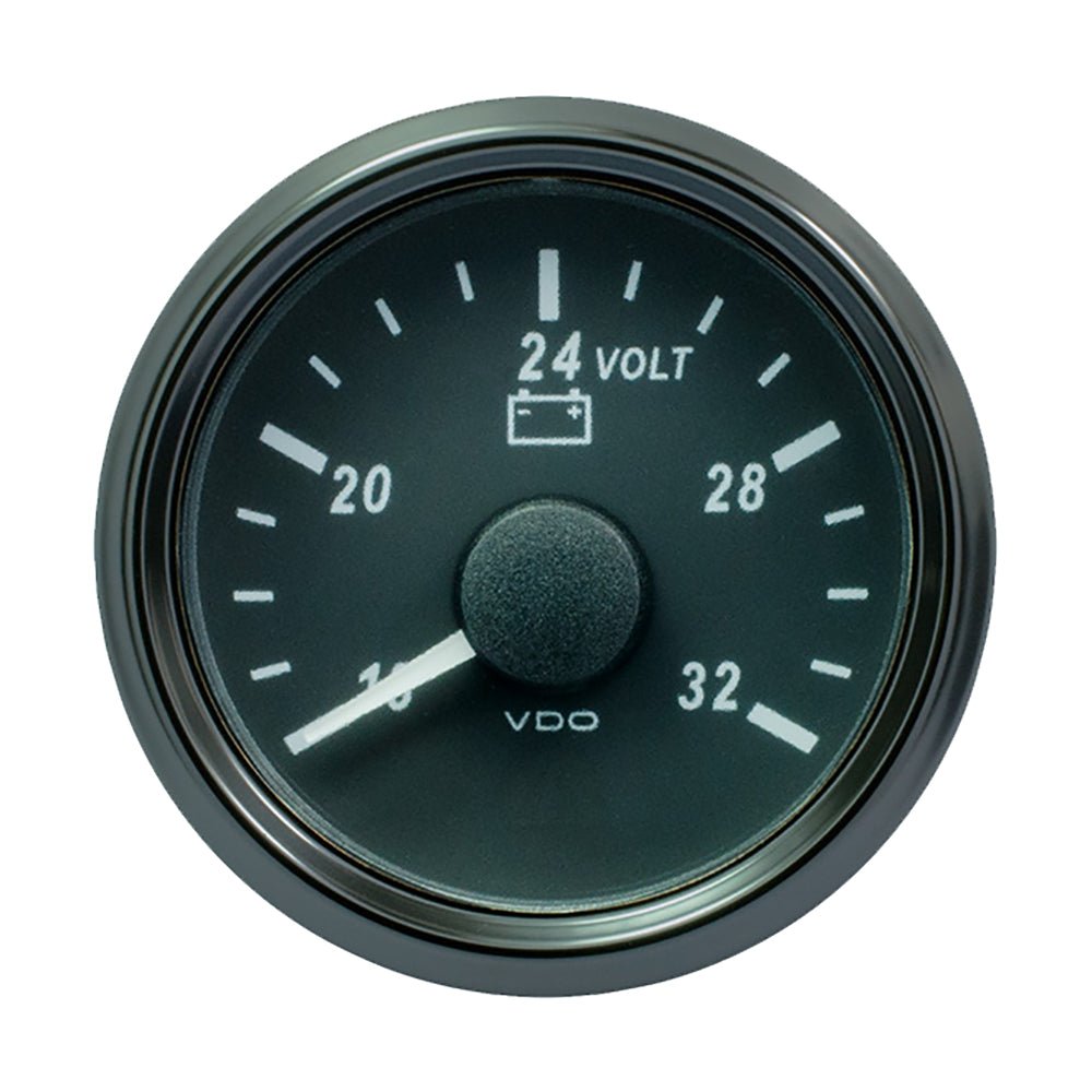 VDO SingleViu 52mm (2 - 1/16") Voltmeter f/24V Systems - 32V - Marine Parts OnlyMarine Navigation & InstrumentsVDO