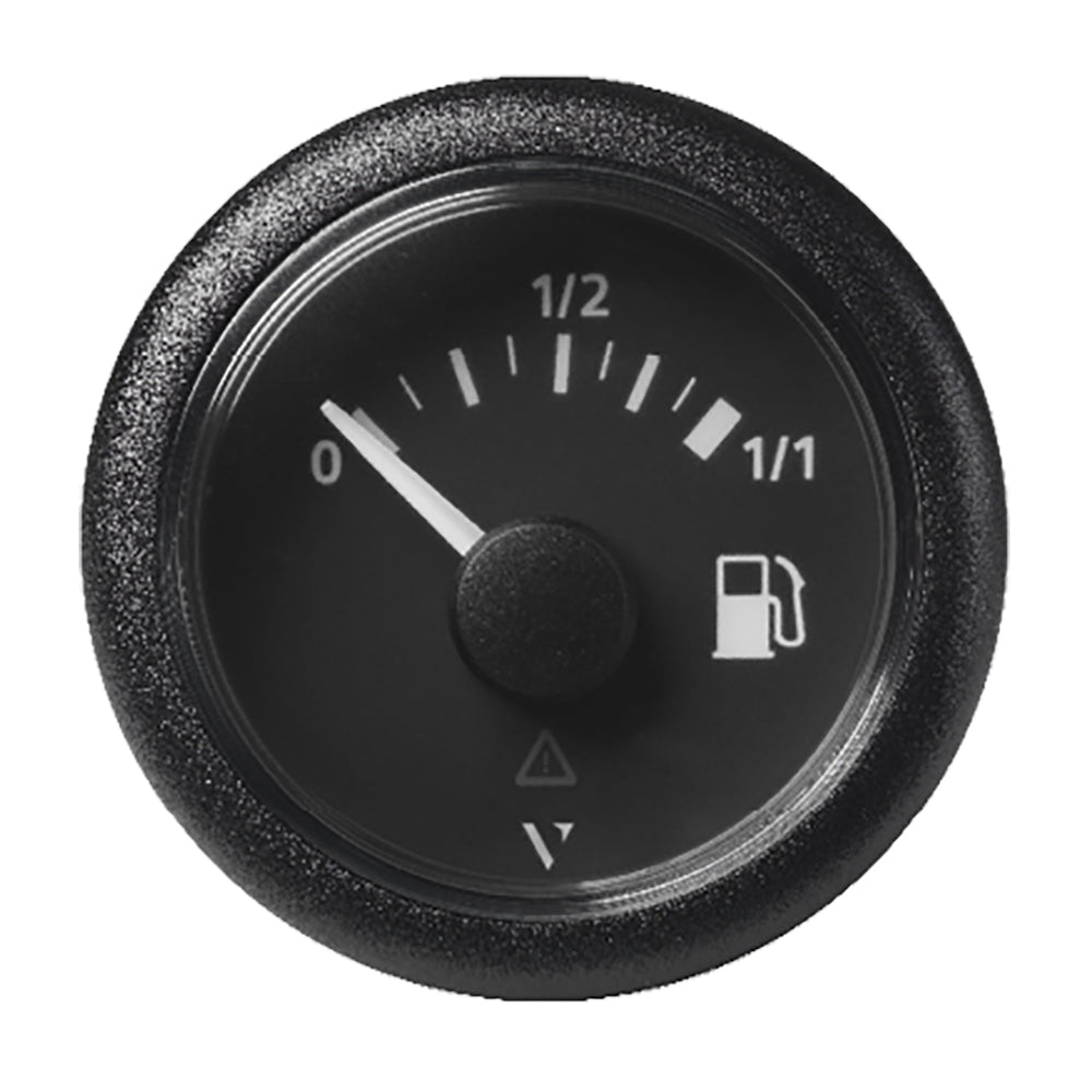 Veratron 52mm (2 - 1/16") ViewLine Fuel Tank Level Gauge - 0 to 1/1 - Black Dial & Round Bezel - Marine Parts OnlyMarine Navigation & InstrumentsVeratron