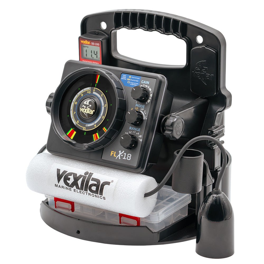 Vexilar FLX - 18 Pro Pack II Fishing System w/12 Degree Ice - Ducer & DD - 100 - Marine Parts OnlyMarine Navigation & InstrumentsVexilar