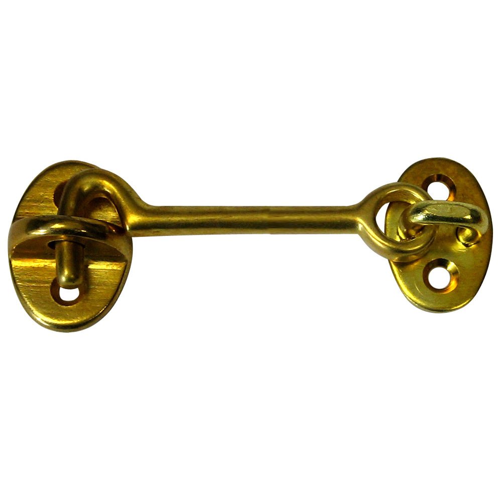 Whitecap Cabin Door Hook - Polished Brass - 3" - Marine Parts OnlyMarine HardwareWhitecap