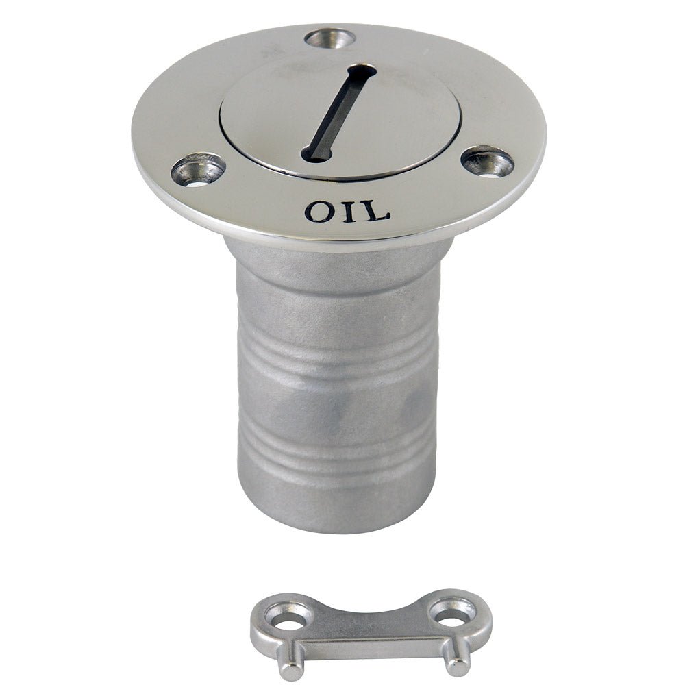 Whitecap Hose Deck Fill - 1 - 1/2" Hose - Oil - Marine Parts OnlyMarine HardwareWhitecap
