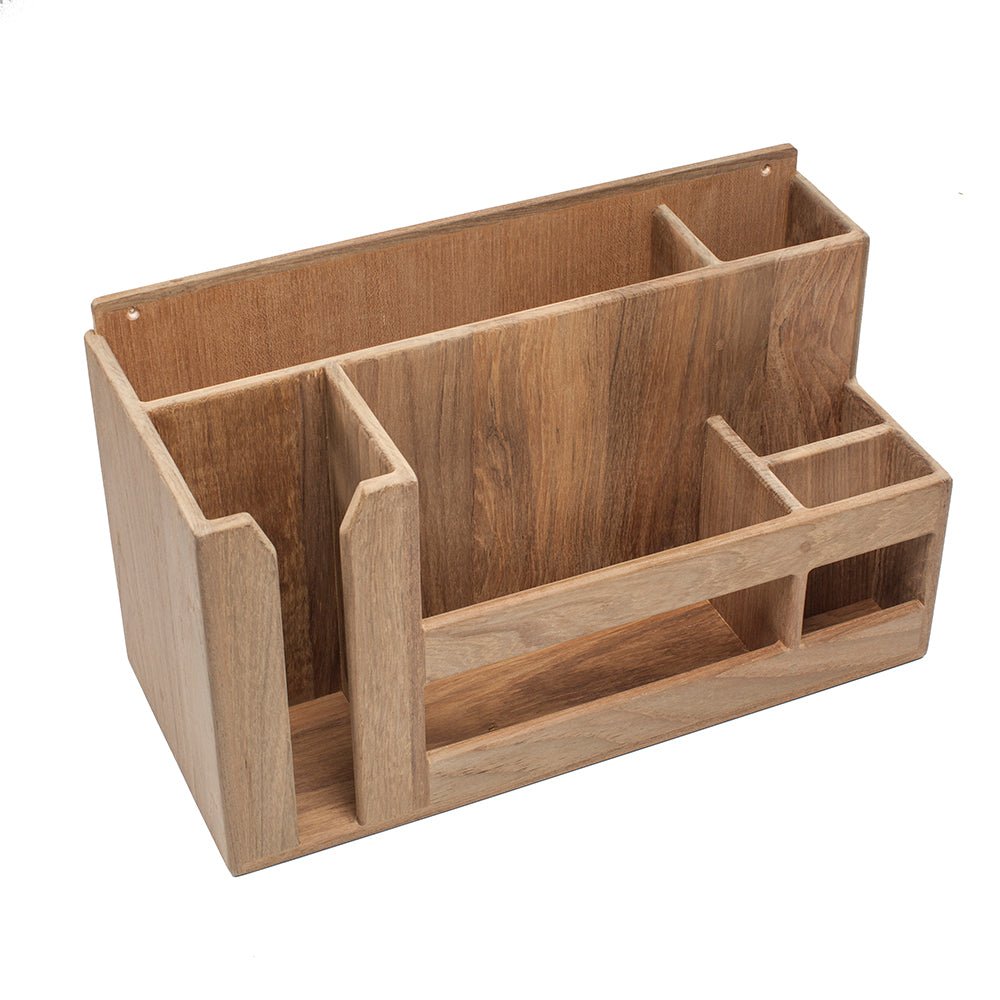 Whitecap Teak Dish/Cup/Utensil Holder - Marine Parts OnlyMarine HardwareWhitecap