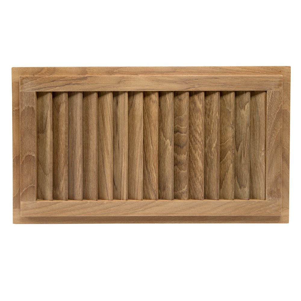 Whitecap Teak Louvered Insert - 16" x 9 - 1/8" x 3/4" - Marine Parts OnlyMarine HardwareWhitecap