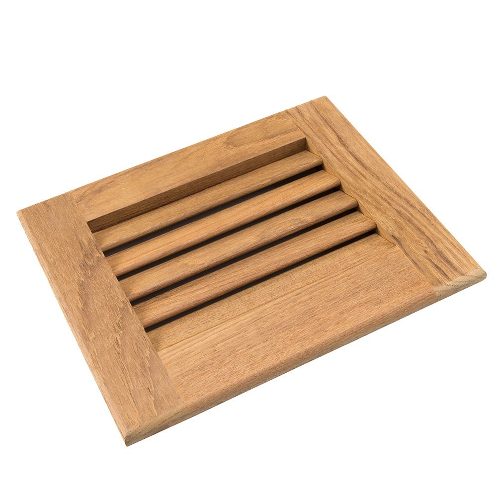 Whitecap Teak Louvered Insert - 7 - 1/2" x 9 - 1/8" x 3/4" - Marine Parts OnlyMarine HardwareWhitecap