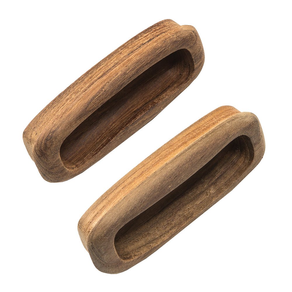 Whitecap Teak Rectangular Drawer Pull - 3 - 1/4"L - 2 Pack - Marine Parts OnlyMarine HardwareWhitecap