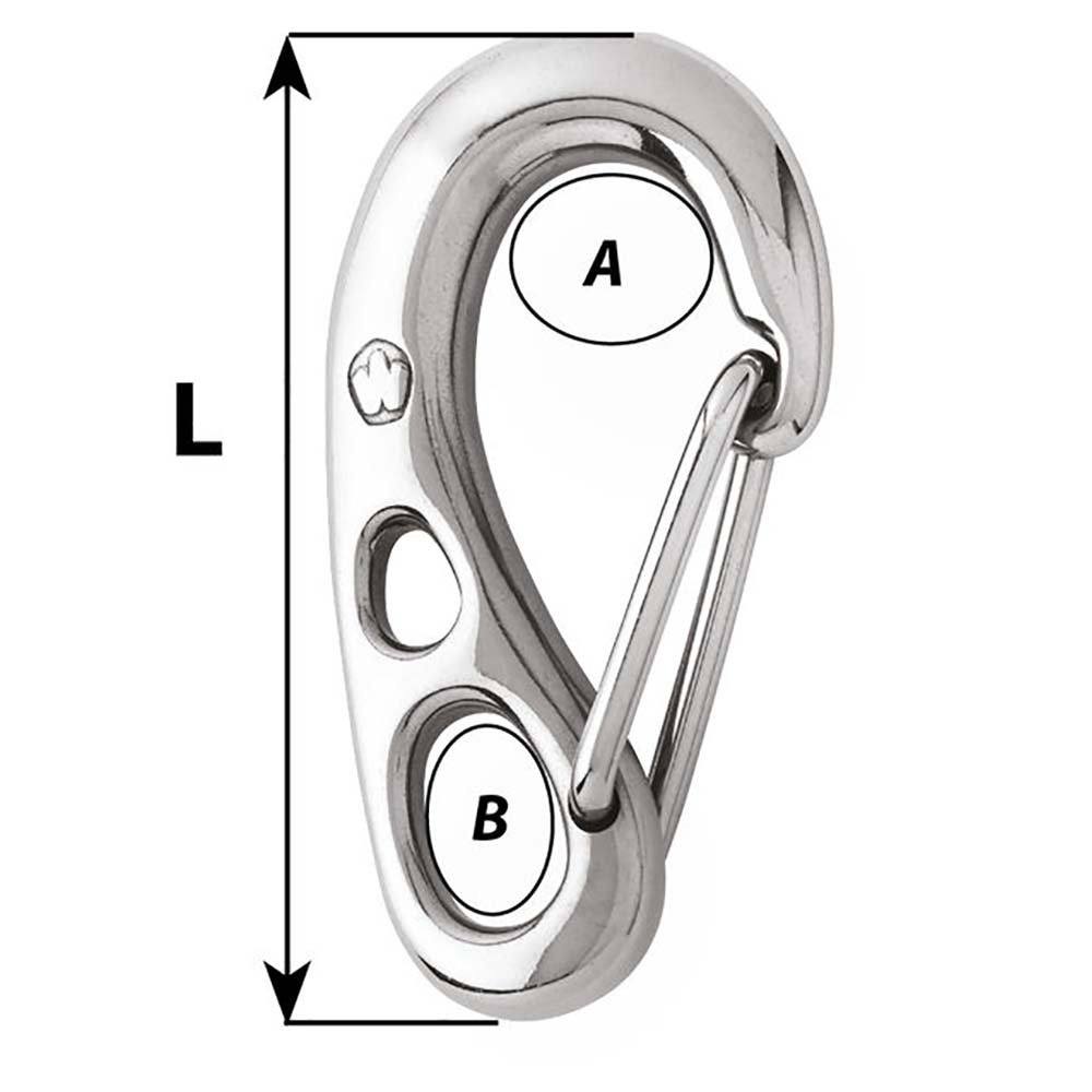 Wichard 3" HR Safety Snap Hook - 75mm - Marine Parts OnlySailingWichard Marine