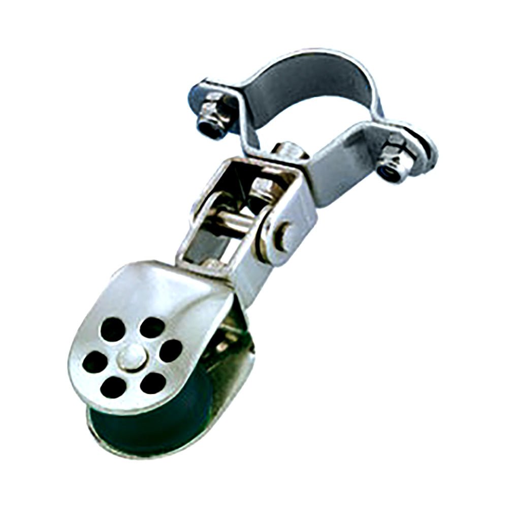 Wichard Stainless Steel Single Block - 25mm Sheave Diameter f/25mm Stanchion Pivoting - Marine Parts OnlySailingWichard Marine