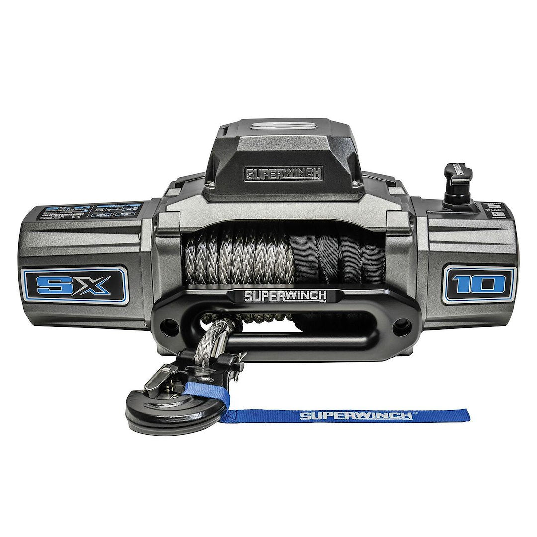 10 000 LBS. 12 VDC 3/8 IN X 80 FT - Marine Parts OnlySUPERWINCH