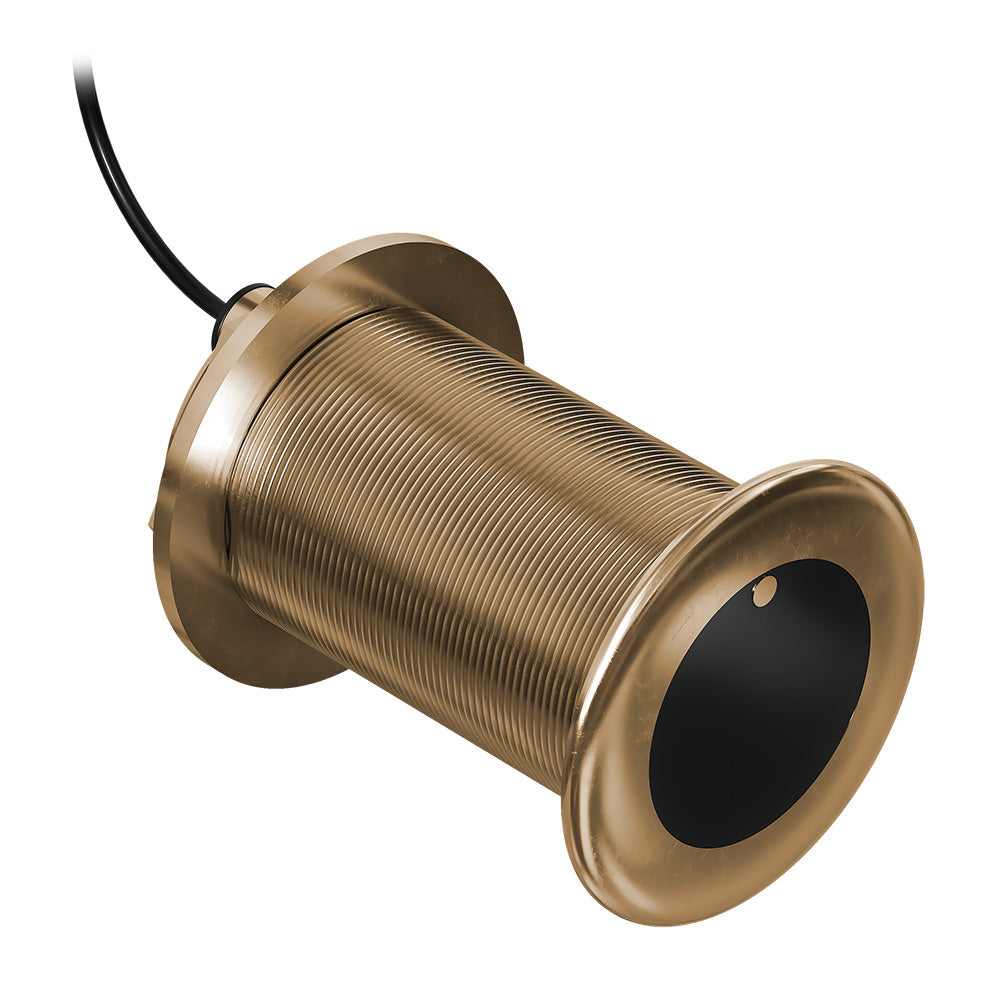 Garmin GT12M Bronze Thru-Hull Transducer – 350W, 20° for Midsize Boats with Midband CHIRP Sonar