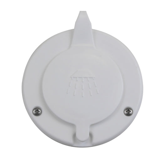 Scandvik White Replacement Container & Cap Kit for Recessed Showers – Part Numbers 10055, 10275, 10298, 10826
