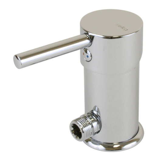 Scandvik Minimalistic Compact Deck Mount Single Level Mixer with 3/8" & 1/2" Fittings