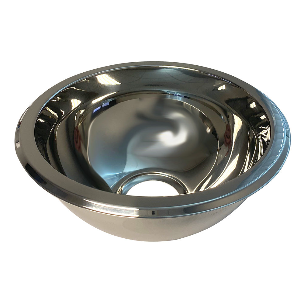 Scandvik SS Sink Basin Part Number 10923 – 9 x 4 Inch Mirror Finish Stainless Steel