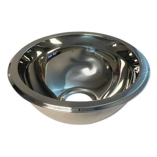 Scandvik SS Sink Basin Part Number 10923 – 9 x 4 Inch Mirror Finish Stainless Steel