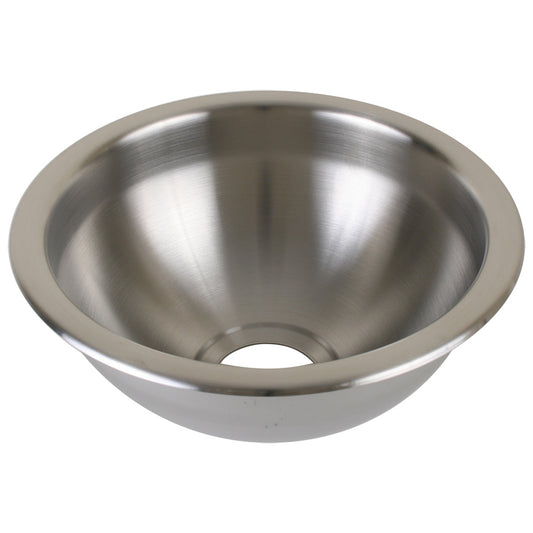 Scandvik Stainless Steel Sink Basin - 9 x 4 Inches Brushed Finish, Part Number 10924