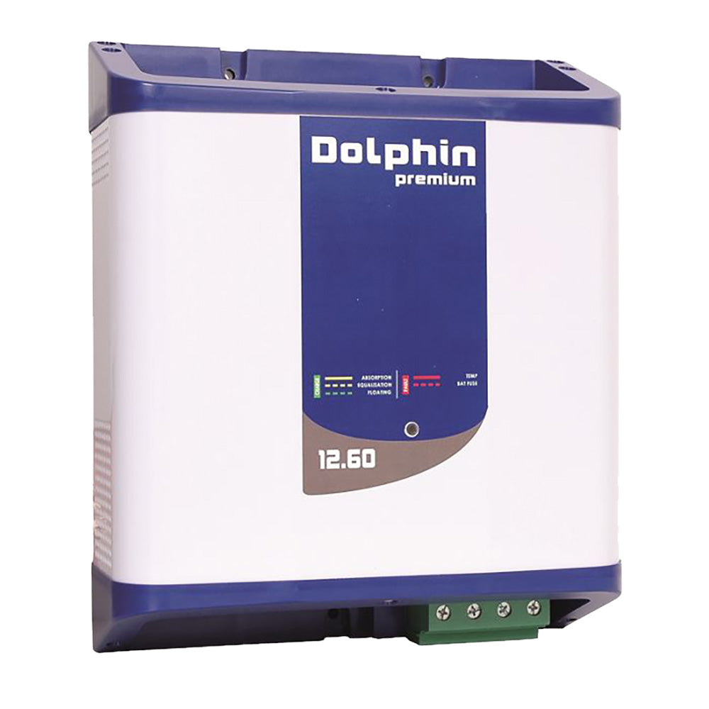 Dolphin Charger Premium Series 12V 60A Battery Charger, 110/220VAC, 3 Isolated Outputs – Part 99050