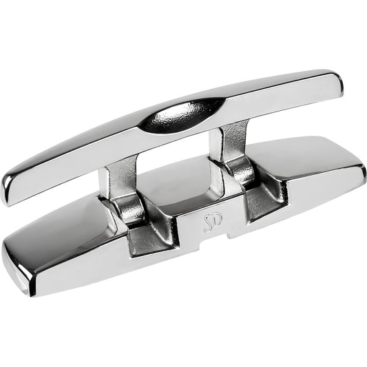 Sea-Dog 041136-1 6-Inch Rectangular Stainless Steel Folding Cleat with Hex Bolts