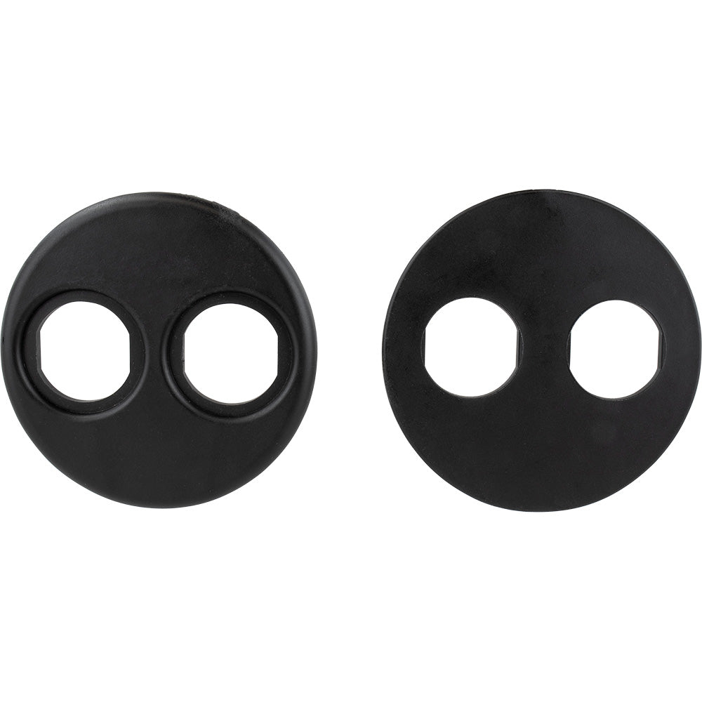 Sea-Dog 426103-1 4-Inch Gauge Power Socket Adapter Mounting Plate, Black