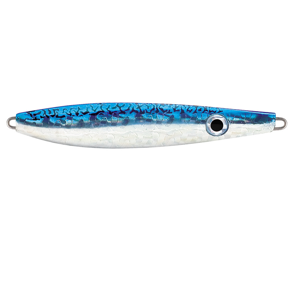 Williamson Vortex Speed 300 Jig - 7.25 Inch, 10.5 oz Blue Mackerel Saltwater Jig for Deep Sea Fishing