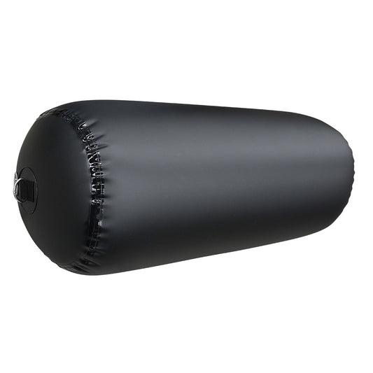Seipel Marine Specialty Inflatable Fender - 12" x 30" Black for Big Boats, Yachts, and Sailboats