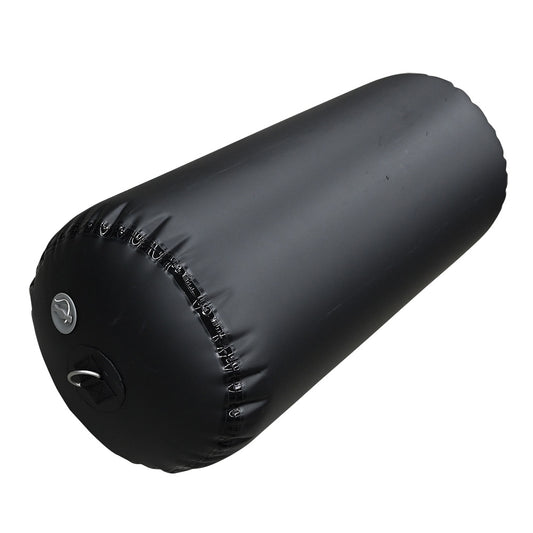 Seipel Marine Specialty Inflatable Fender – 18 in Diameter x 36 in Length – Black
