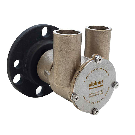 Albin Group Crank Shaft Engine Cooling Pump Part 05-01-046 for Ford and GM V6/V8 Marine Engines