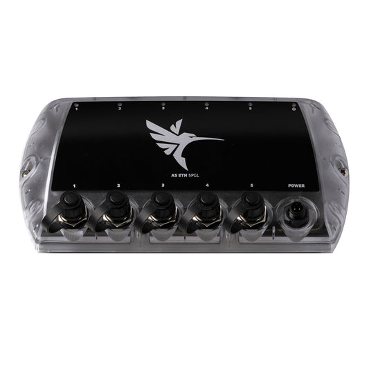 Humminbird AS-ETH-5PGL 5 Port Ethernet Switch for Fish Finders and Marine Networking