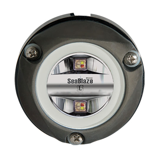 Lumitec Zambezi Mini Surface Mount Underwater Light – RGBW Spectrum, PLI Enabled, Compact Design for Small Boats