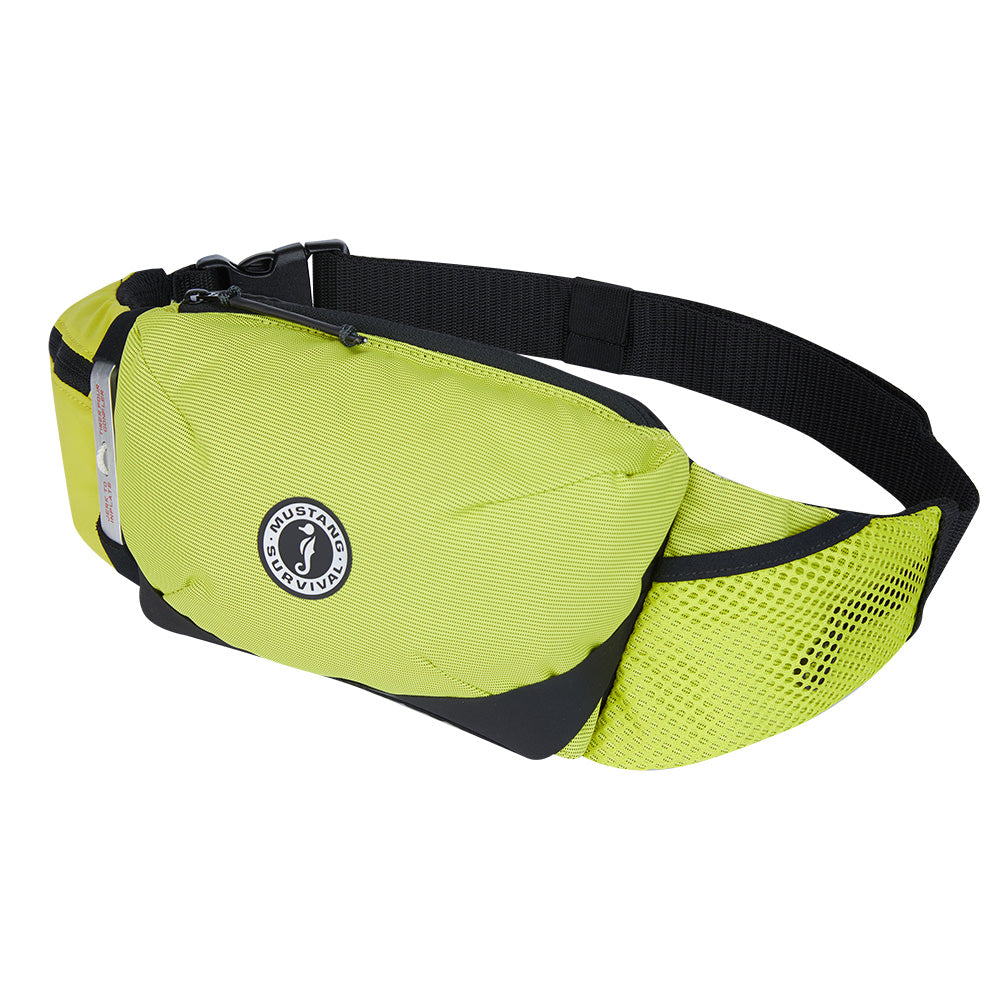 Mustang Survival Essentialist Manual Inflatable Belt Pack - Mahi Yellow for Paddling Safety and Comfort