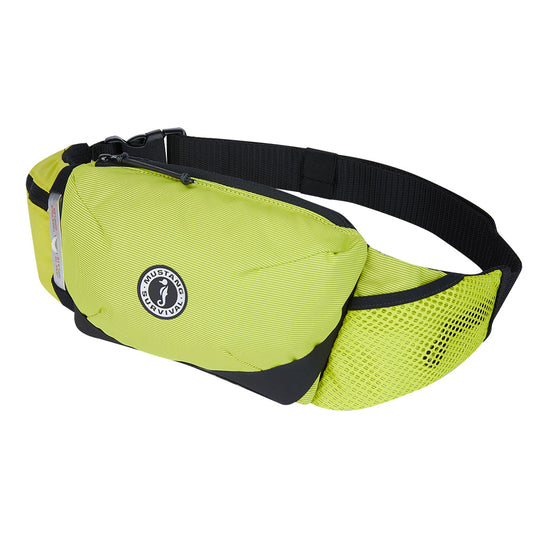 Mustang Survival Essentialist Manual Inflatable Belt Pack - Mahi Yellow for Paddling Safety and Comfort