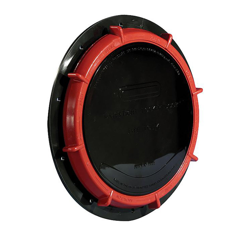 Whale Marine TCL4 9-Inch Black Locker Door and Deck Hatch – Durable Watertight Seal for Marine and Storage Applications