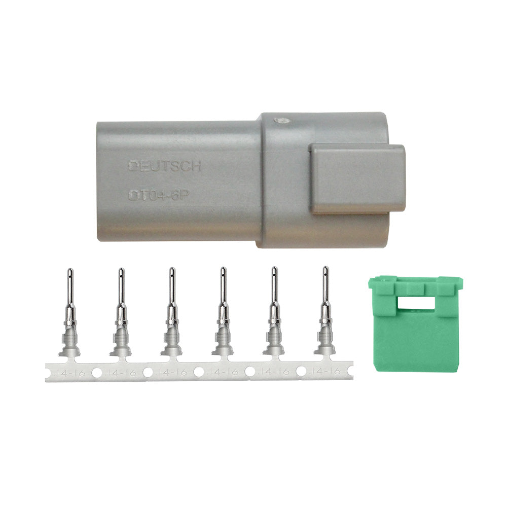 Pacer TDT04F-6RP DT Deutsch Receptacle Repair Kit, 6-Position, 14-18 AWG