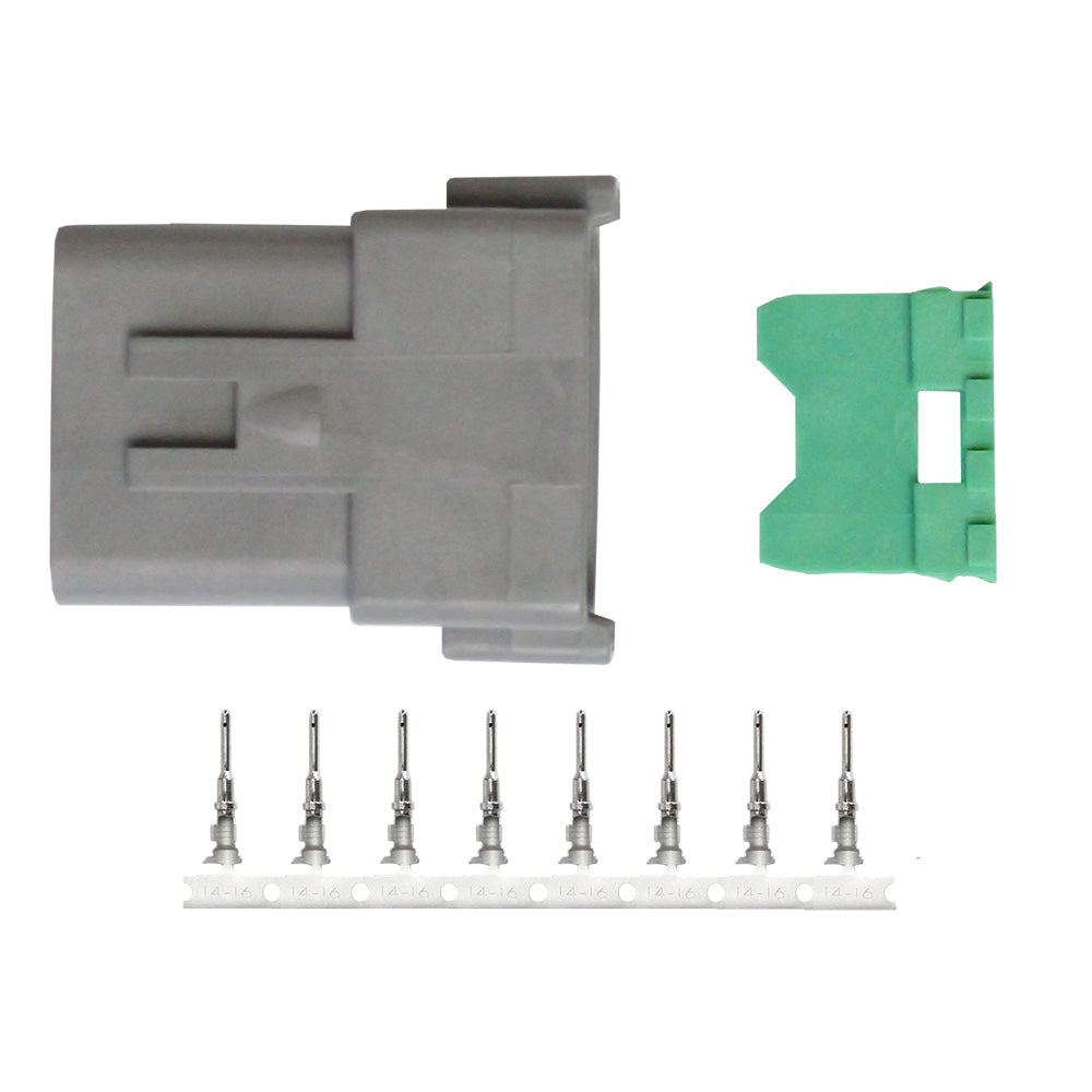 Pacer TDT04F-8RP DT Deutsch Receptacle Repair Kit, 8-Position, 14–18 AWG