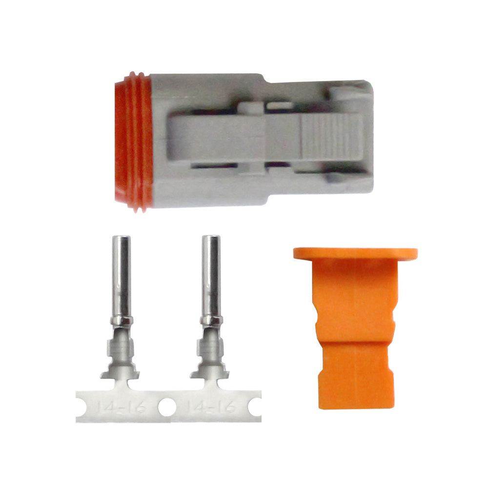 Pacer TDT06F-2RS DT Deutsch Plug Repair Kit, 2-Position, 14 AWG