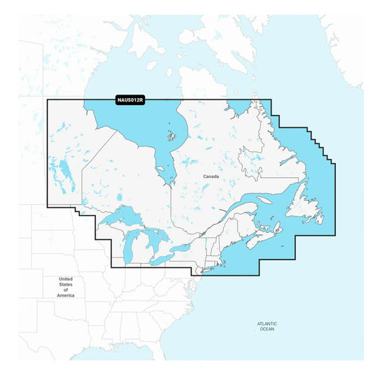Navionics NAUS012R Canada East & Great Lakes Navionics+ Marine Chart microSD/SD Card