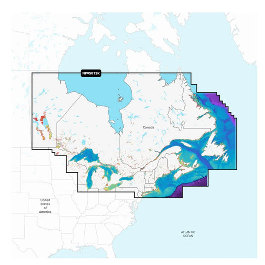 Navionics Platinum+ NPUS012R Canada East & Great Lakes Marine Chart microSD/SD