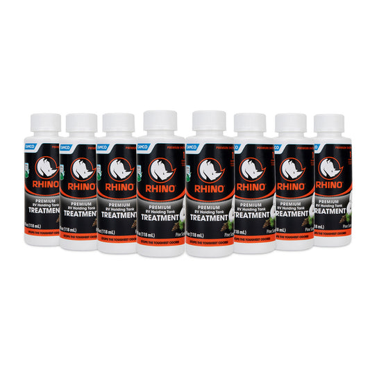 Camco Rhino Premium RV Holding Tank Treatment, 8 Single Bottles, Part 41511